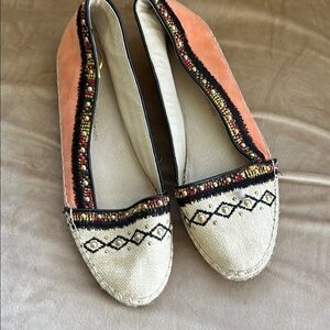 Espadrilles with Geometric Trim
